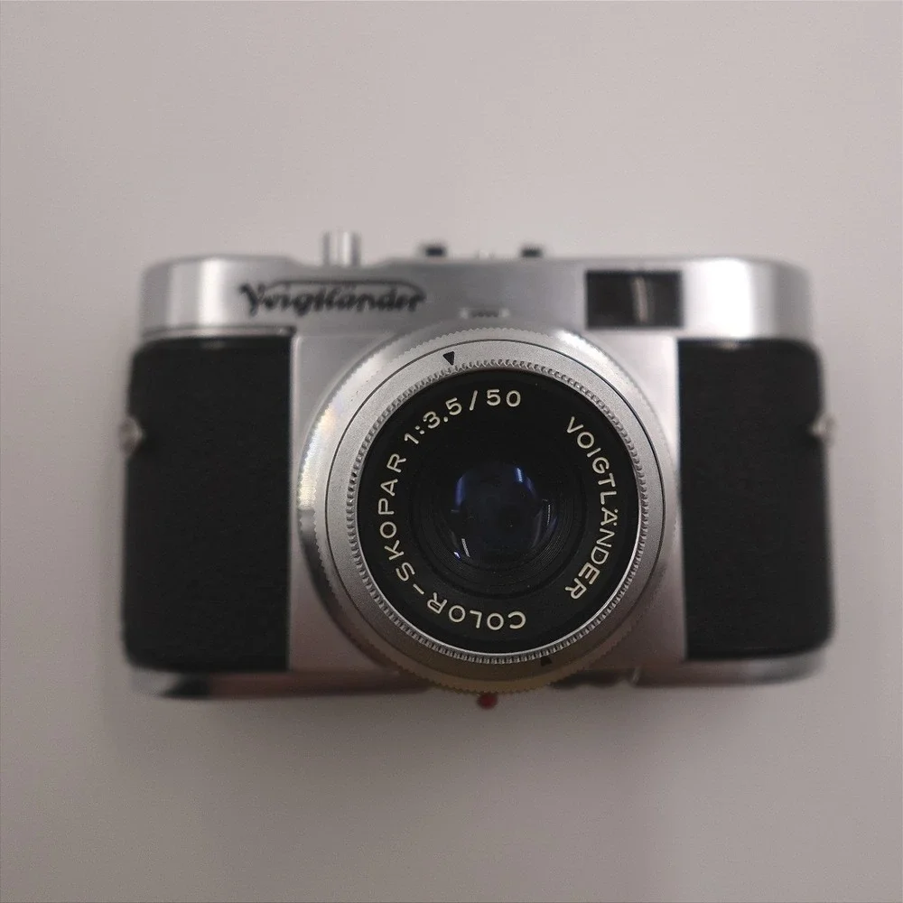 VTG 50s Made in Germany 35mm Film Camera Color-Skopar 50mm Voigtlander Vito B